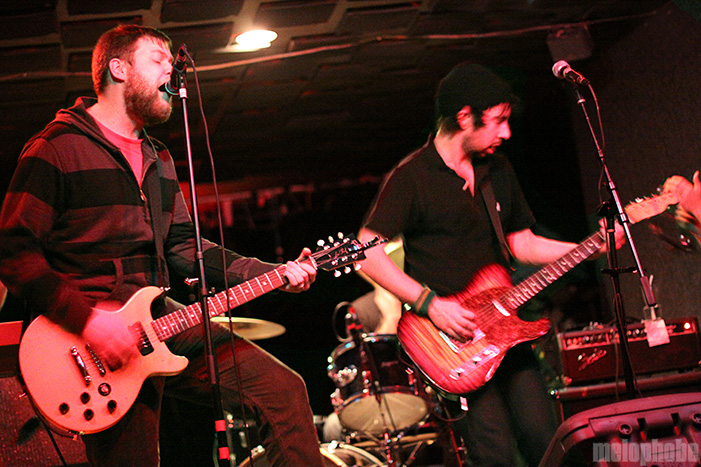 Adam and Dave's Bloodline at M Room, February 3, 2009. Photo by Katie Riggan.