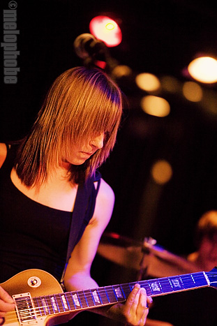 Heartless Bastards at Great Scott, February 3, 2009. Photo by Ari Sommer and Joshua Bean.