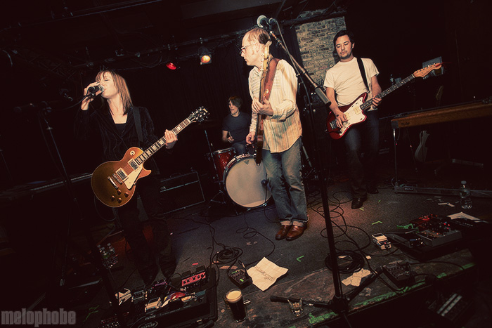 Heartless Bastards at Great Scott, February 3, 2009. Photo by Ari Sommer and Joshua Bean.
