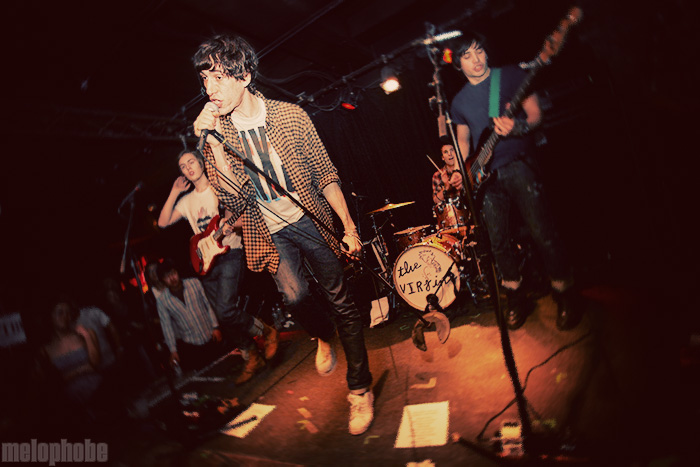 The Virgins at Great Scott, February 7, 2009. Photo by Joshua Bean.