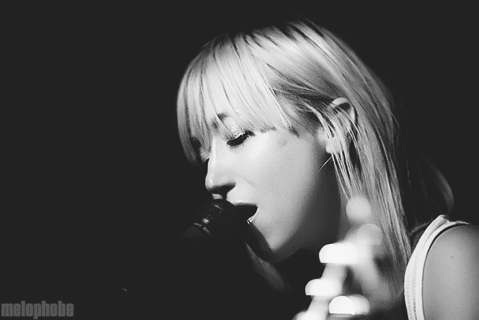Anya Marina at Great Scott, February 7, 2009. Photo by Joshua Bean.