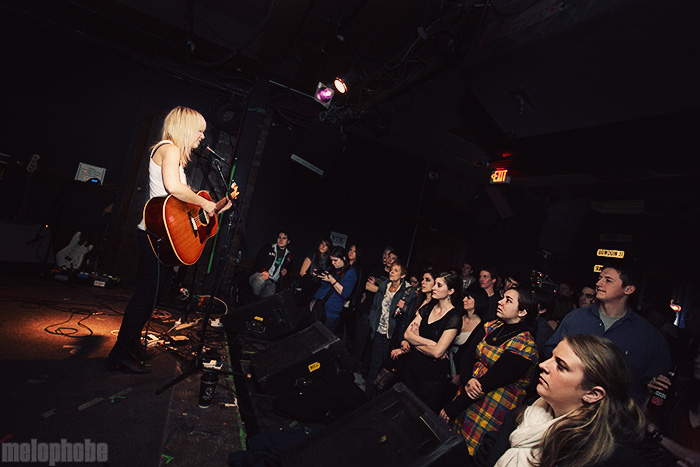 Anya Marina at Great Scott, February 7, 2009. Photo by Joshua Bean.
