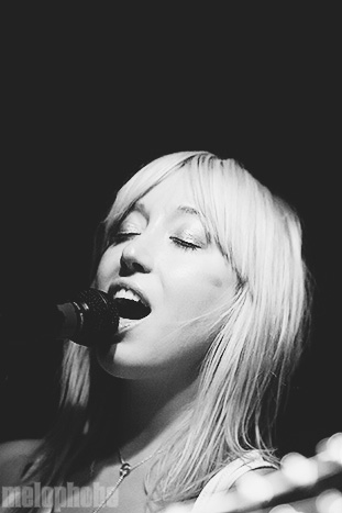 Anya Marina at Great Scott, February 7, 2009. Photo by Joshua Bean.