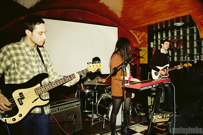The Pains of Being Pure at Heart at Kung Fu Necktie, February 8, 2009. Photo by Zack Gross.