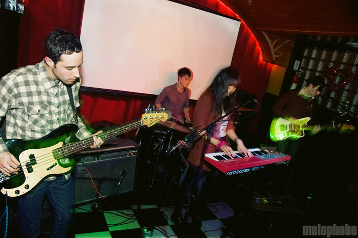 The Pains of Being Pure at Heart at Kung Fu Necktie, February 8, 2009. Photo by Zack Gross.