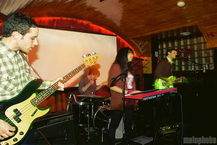 The Pains of Being Pure at Heart at Kung Fu Necktie, February 8, 2009. Photo by Zack Gross.