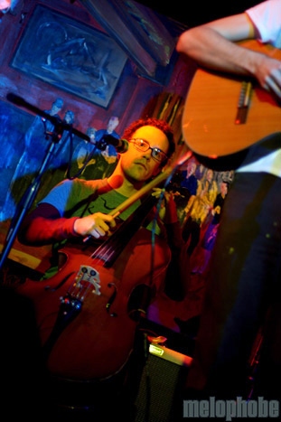 Ah Holly Fam'ly at Sunset Tavern, February 11, 2009. Photo by Nicole Kristek.