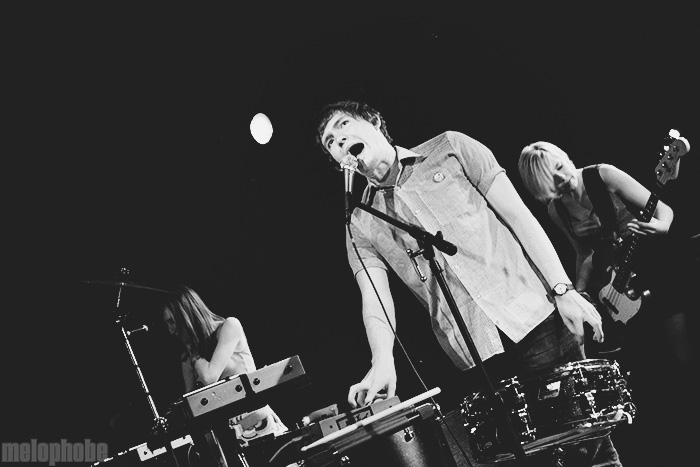 Los Campesinos! at Paradise Rock Club, February 13, 2009. Photo by Joshua Bean.