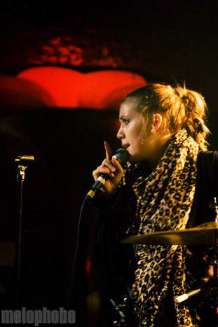 Lykke Li at Showbox Market, February 13, 2009. Photo by Kristina Krause.