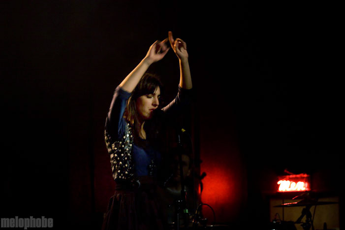 Lykke Li at Showbox Market, February 13, 2009. Photo by Kristina Krause.