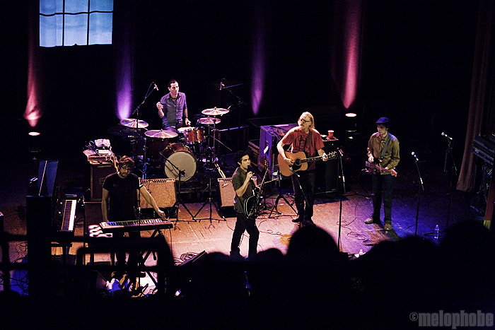 M. Ward at Somerville Theatre, February 18, 2009. Photo by Ari Sommer.
