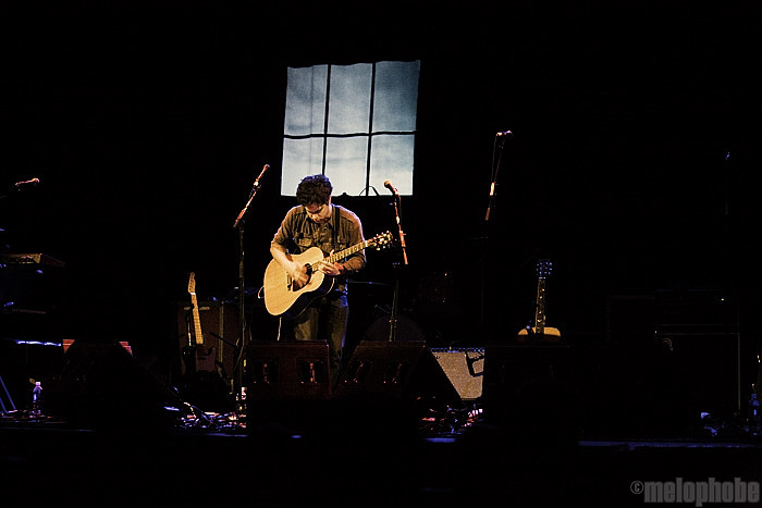 M. Ward at Somerville Theatre, February 18, 2009. Photo by Ari Sommer.
