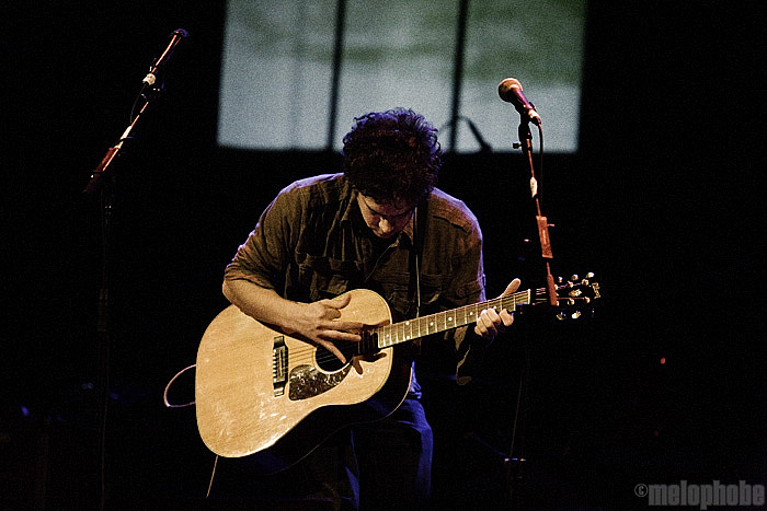 M. Ward at Somerville Theatre, February 18, 2009. Photo by Ari Sommer.
