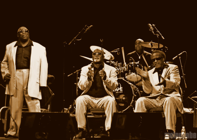 The Blind Boys of Alabama at The Moore Theatre, February 20, 2009. Photo by Nicole Kristek.