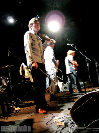 Noah and the Whale at Music Hall of Williamsburg, February 21, 2009. Photo by Anna Gillespie.