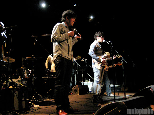 Noah and the Whale at Music Hall of Williamsburg, February 21, 2009. Photo by Anna Gillespie.