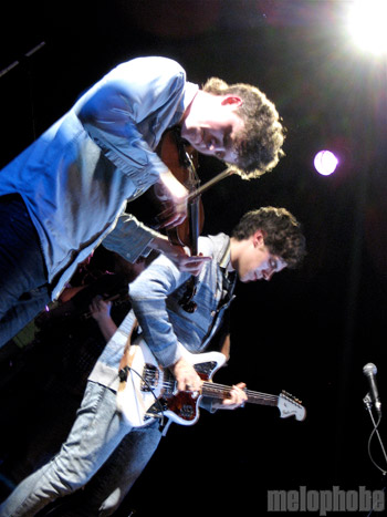 Noah and the Whale at Music Hall of Williamsburg, February 21, 2009. Photo by Anna Gillespie.