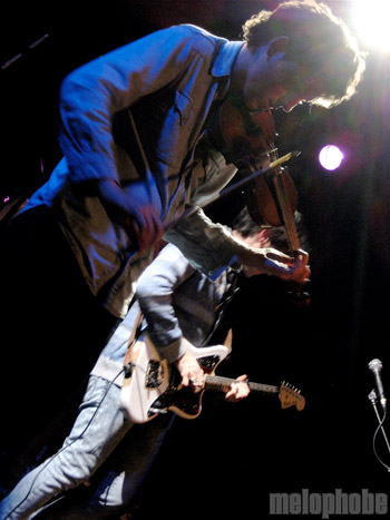 Noah and the Whale at Music Hall of Williamsburg, February 21, 2009. Photo by Anna Gillespie.