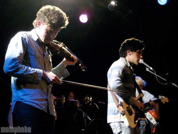 Noah and the Whale at Music Hall of Williamsburg, February 21, 2009. Photo by Anna Gillespie.