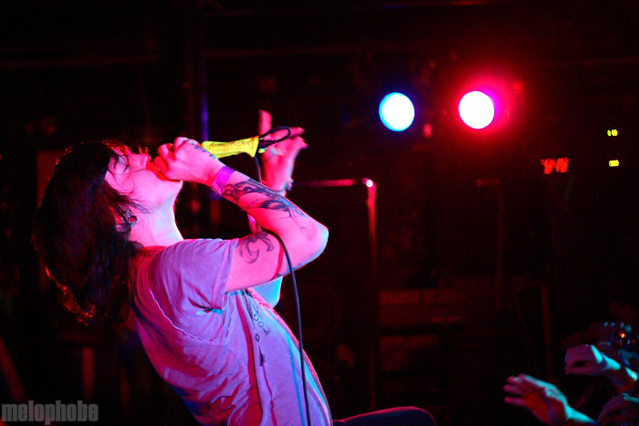 Escape the Fate at Middle East Downstairs, February 22, 2009. Photo by Ian Doreian.
