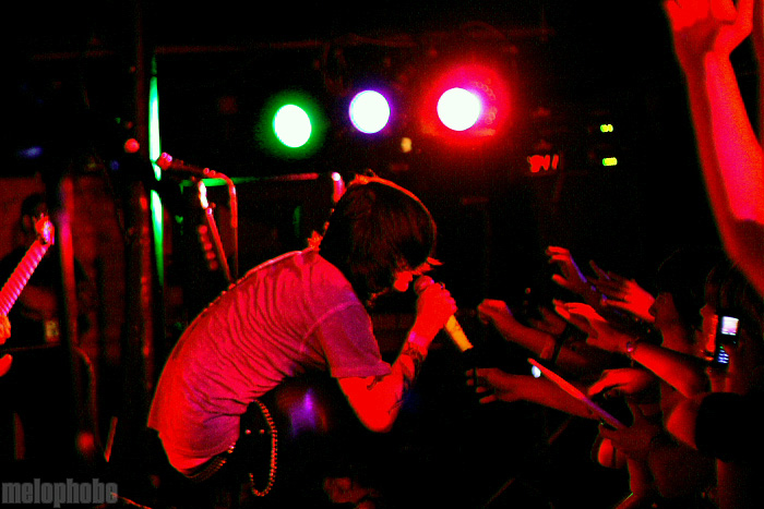 Escape the Fate at Middle East Downstairs, February 22, 2009. Photo by Ian Doreian.
