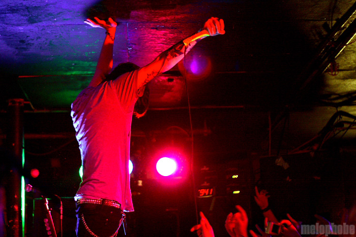 Escape the Fate at Middle East Downstairs, February 22, 2009. Photo by Ian Doreian.