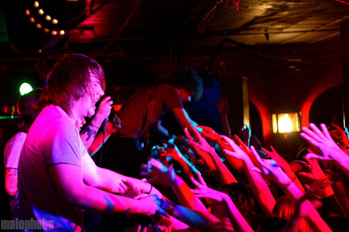 Attack Attack at Middle East Downstairs, February 22, 2009. Photo by Ian Doreian.