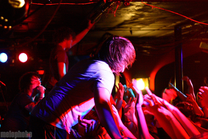 Attack Attack at Middle East Downstairs, February 22, 2009. Photo by Ian Doreian.