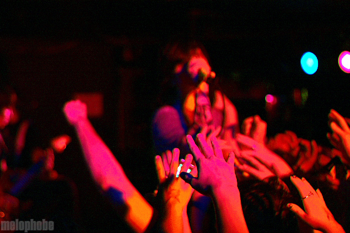 Attack Attack at Middle East Downstairs, February 22, 2009. Photo by Ian Doreian.