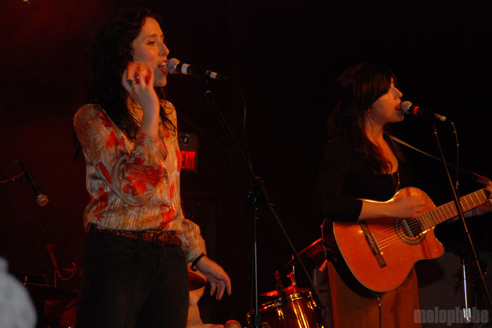 Watson Twins at TLA, February 27, 2009. Photo by Zack Gross.