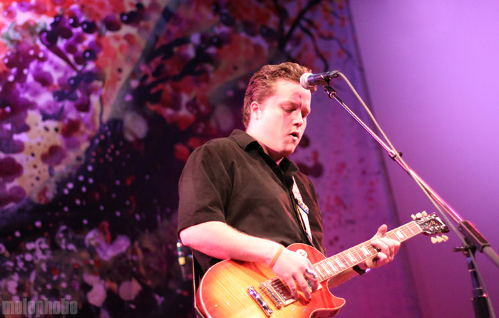 Jason Isbell and The 400 Unit at World Café Live, February 27, 2009. Photo by Katie Riggan.