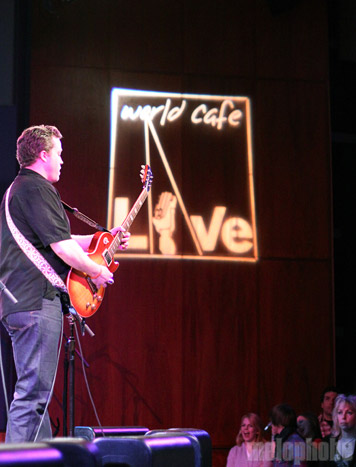 Jason Isbell and The 400 Unit at World Café Live, February 27, 2009. Photo by Katie Riggan.