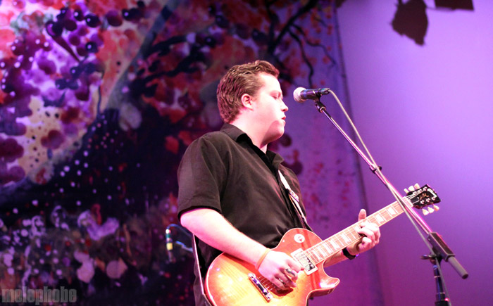 Jason Isbell and The 400 Unit at World Café Live, February 27, 2009. Photo by Katie Riggan.