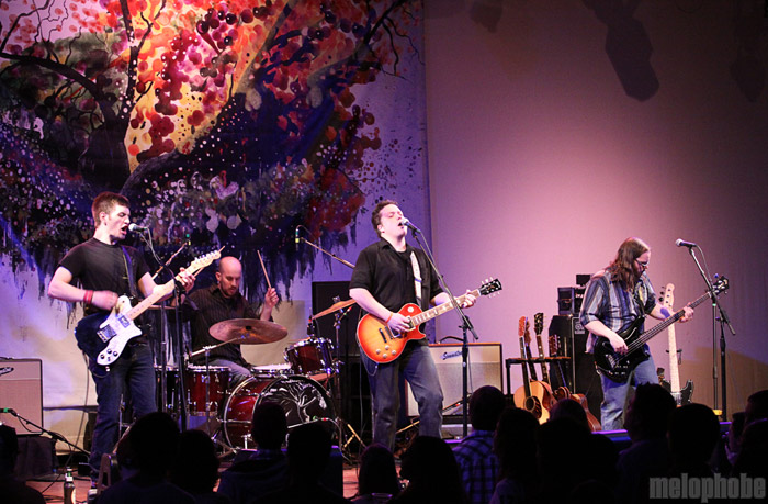 Jason Isbell and The 400 Unit at World Café Live, February 27, 2009. Photo by Katie Riggan.