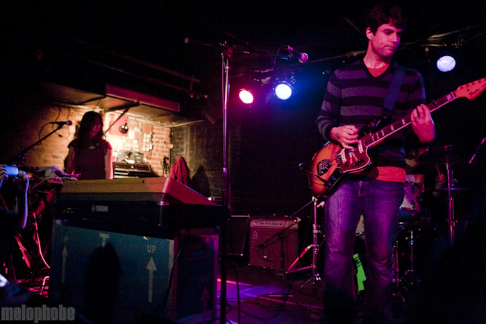 Swirlies at Mercury Lounge, February 27, 2009. Photo by Giacomo Fortunato.