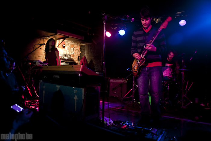 Swirlies at Mercury Lounge, February 27, 2009. Photo by Giacomo Fortunato.