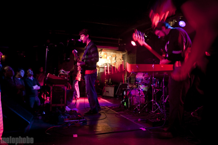 Swirlies at Mercury Lounge, February 27, 2009. Photo by Giacomo Fortunato.