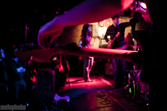 Swirlies at Mercury Lounge, February 27, 2009. Photo by Giacomo Fortunato.