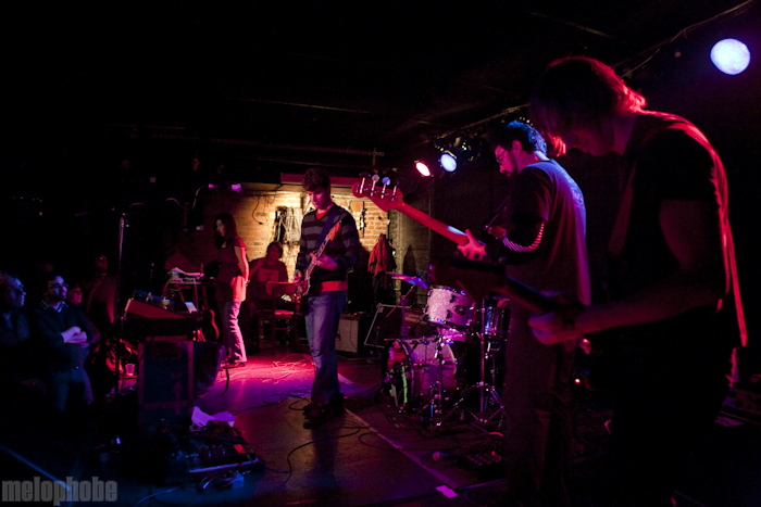 Swirlies at Mercury Lounge, February 27, 2009. Photo by Giacomo Fortunato.