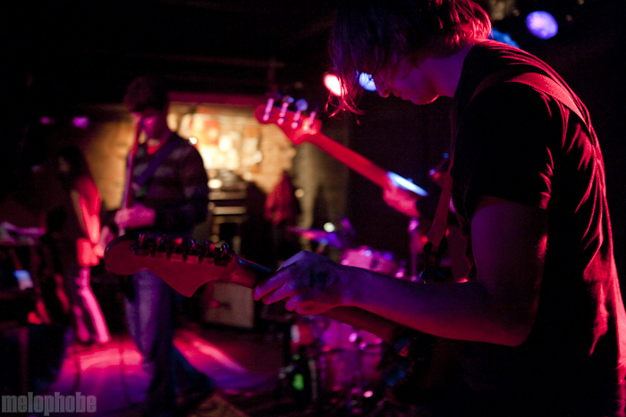 Swirlies at Mercury Lounge, February 27, 2009. Photo by Giacomo Fortunato.