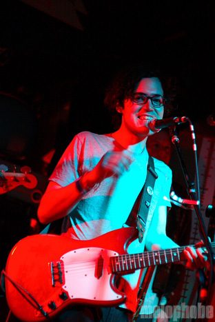 Nana Grizol at Middle East Downstairs, March 2, 2009. Photo by Beth Freeman Doreian.