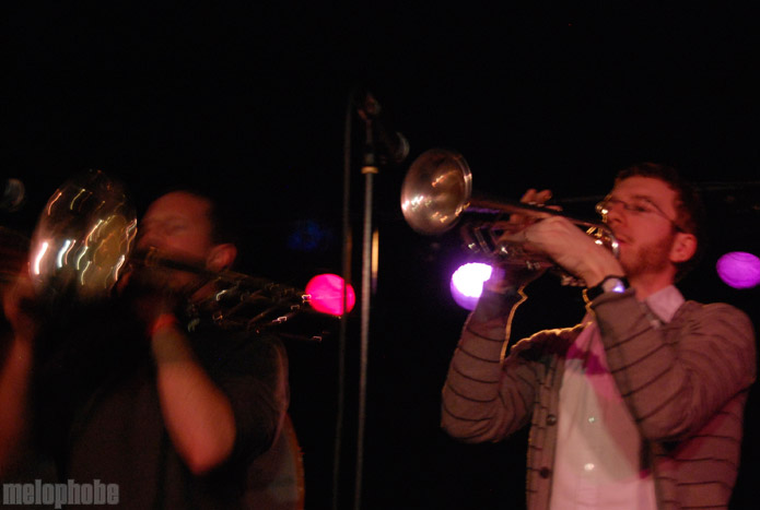 Anathallo at Mercury Lounge, March 4, 2009. Photo by Paul Seiz.