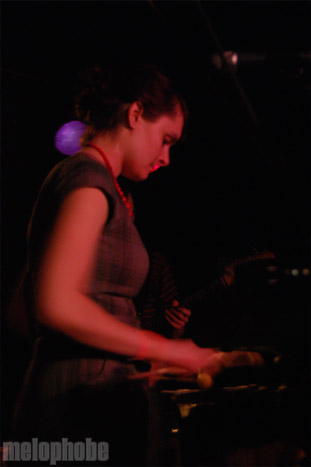 Anathallo at Mercury Lounge, March 4, 2009. Photo by Paul Seiz.