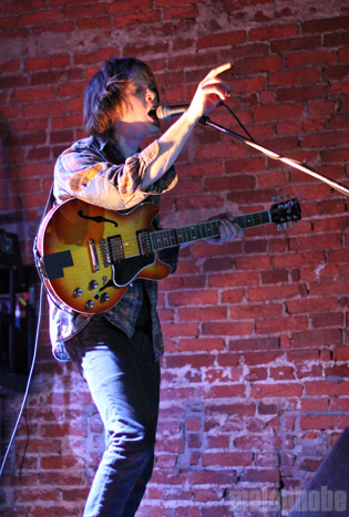 The Whigs at The Note, March 5, 2009. Photo by Katie Riggan.
