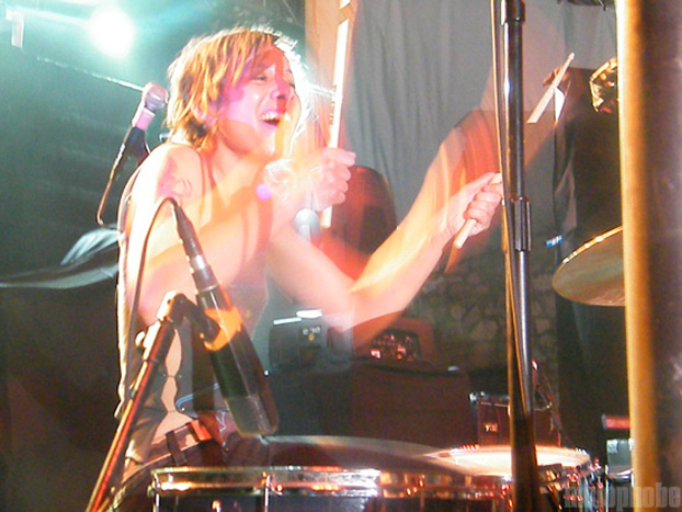 Matt & Kim at Stubbs Bar-B-Q, March 6, 2009. Photo by Denny Mack and Rosa Santoya.