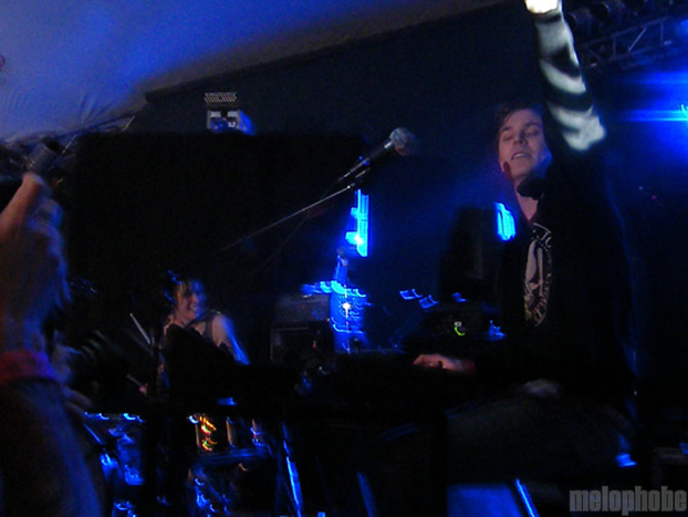 Matt & Kim at Stubbs Bar-B-Q, March 6, 2009. Photo by Denny Mack and Rosa Santoya.
