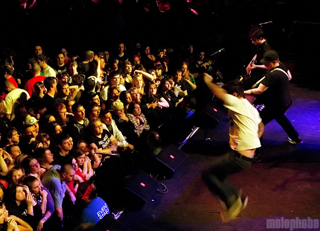 Senses Fail at House of Blues, March 6, 2009. Photo by Ian Doreian.