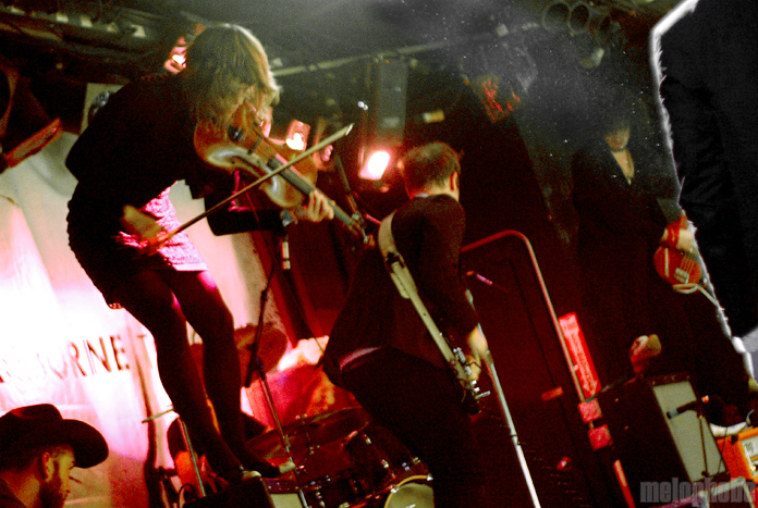 The Airborne Toxic Event at Paradise Rock Club, March 7, 2009. Photo by Beth Freeman Doreian.