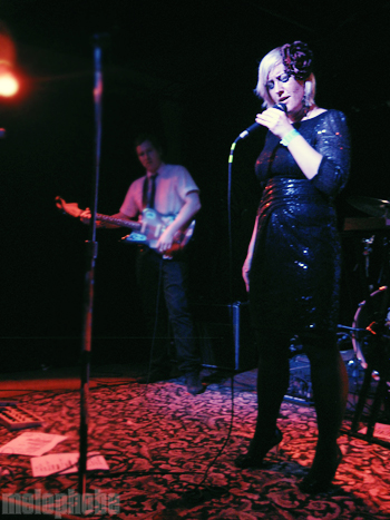 Alice Russell at Middle East Upstairs, March 7, 2009. Photo by Ben Piper.
