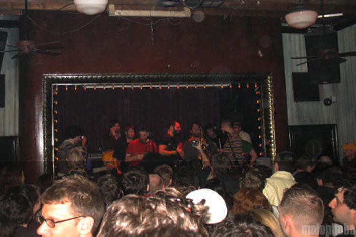 The Budos Band at Union Pool, March 14, 2009. Photo by Katherine Hartnett.
